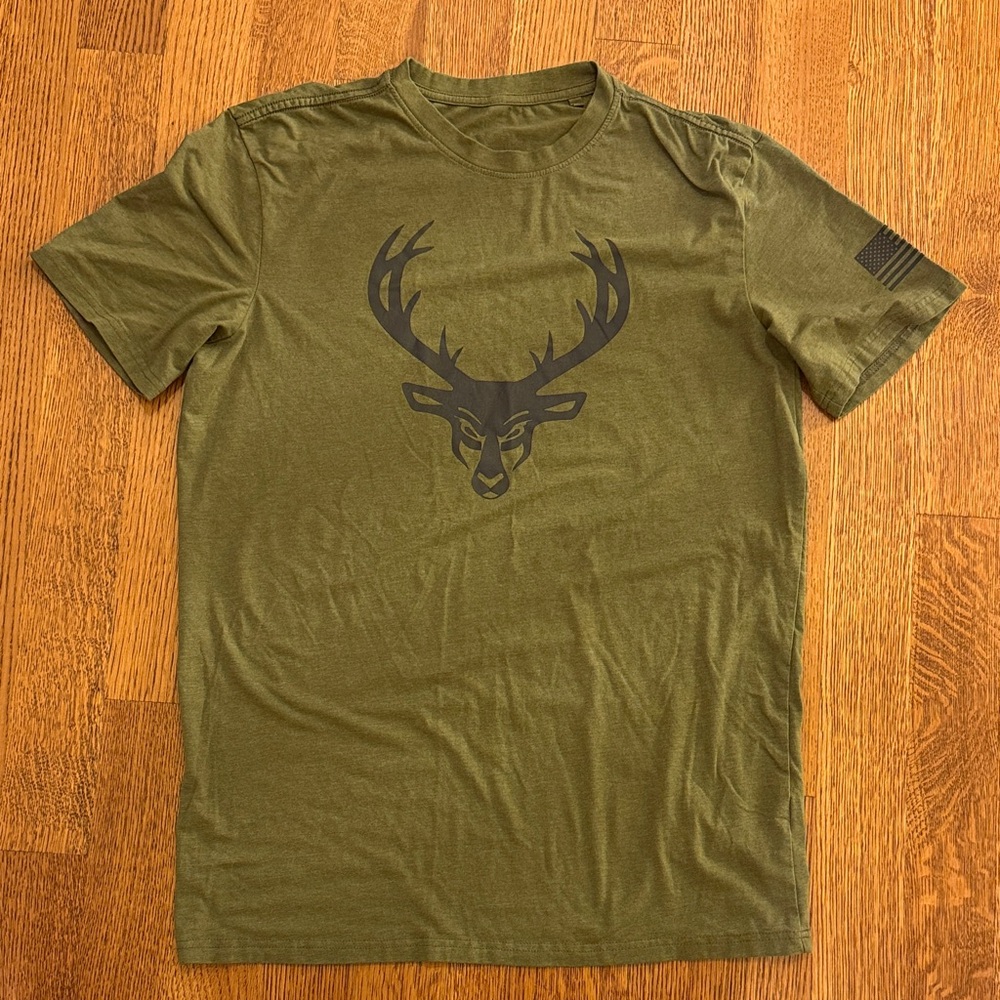 Bucked Up Men’s Tee -Dark Green